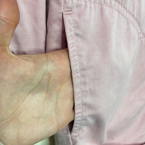 One Teaspoon Prophecy Romper Pink Cotton Utility Button Front Womens Size Small - Picture 6 of 12